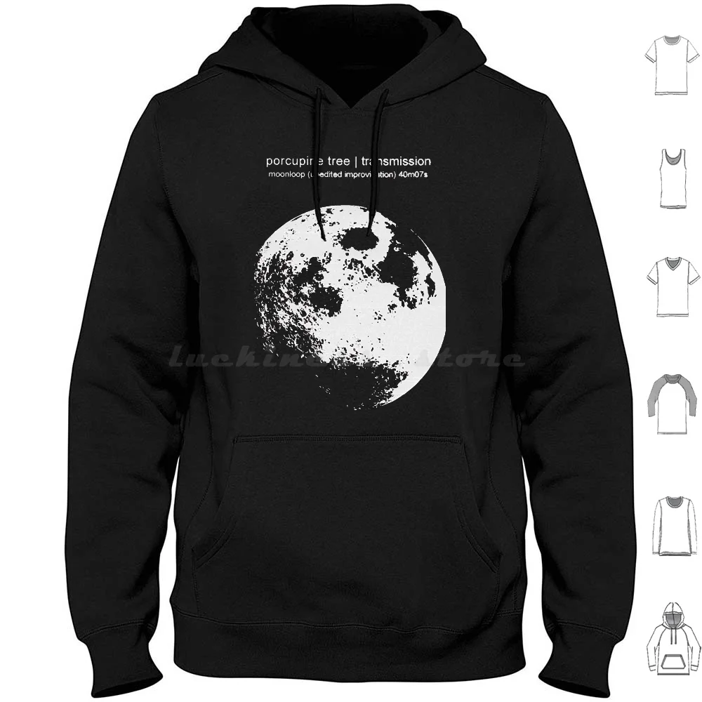 Moonloop Porcupine Tree Felpa Con Cappuccio Cotone Manica Lunga Porcupine Tree 80S Musica Porcupine Tree Trippy Rbrow