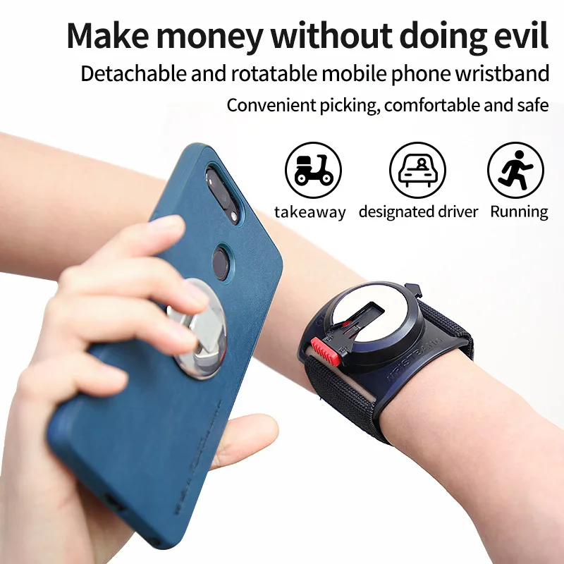 Unverise Custodie Per Telefoni Sport Arm Wrist Band Armband Handbag Phone Holder Per Iphone 14 Plus On Hand Cover Running Arm Band Base