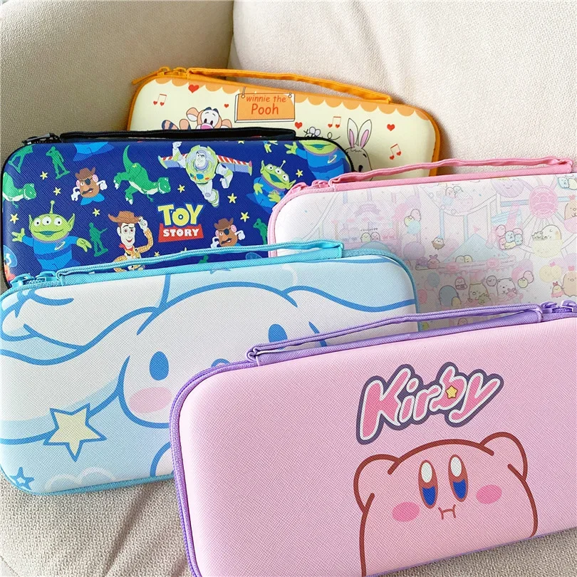 Custodia Portatile Cartoon Kuromi Hello Kitty Per Nintendo Switch Oled Lite Storage Bag Travel Hard Shell Accessori Per Giochi