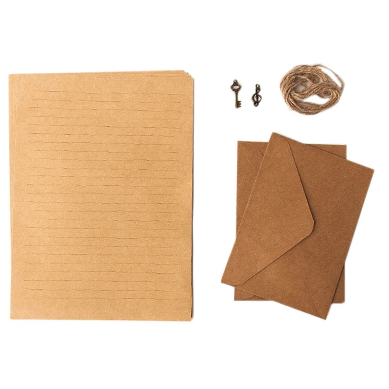 Carta Da Lettere Vintage In Carta Kraft Da 12 Pezzi Carta In Stile Europeo Per Cancelleria In Carta Per Lettere Da Lettere