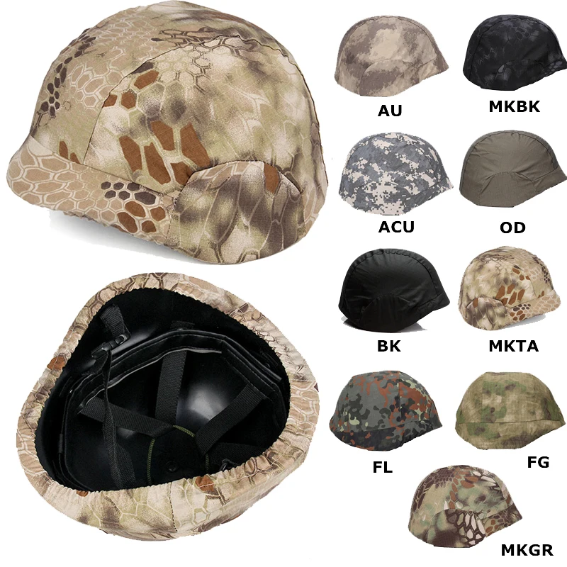 M88 Camo Casco Copertura Paintball Tactical War Game Caccia Camo Hat M88 Casco Militare Copertura Camouflage Casco Panno