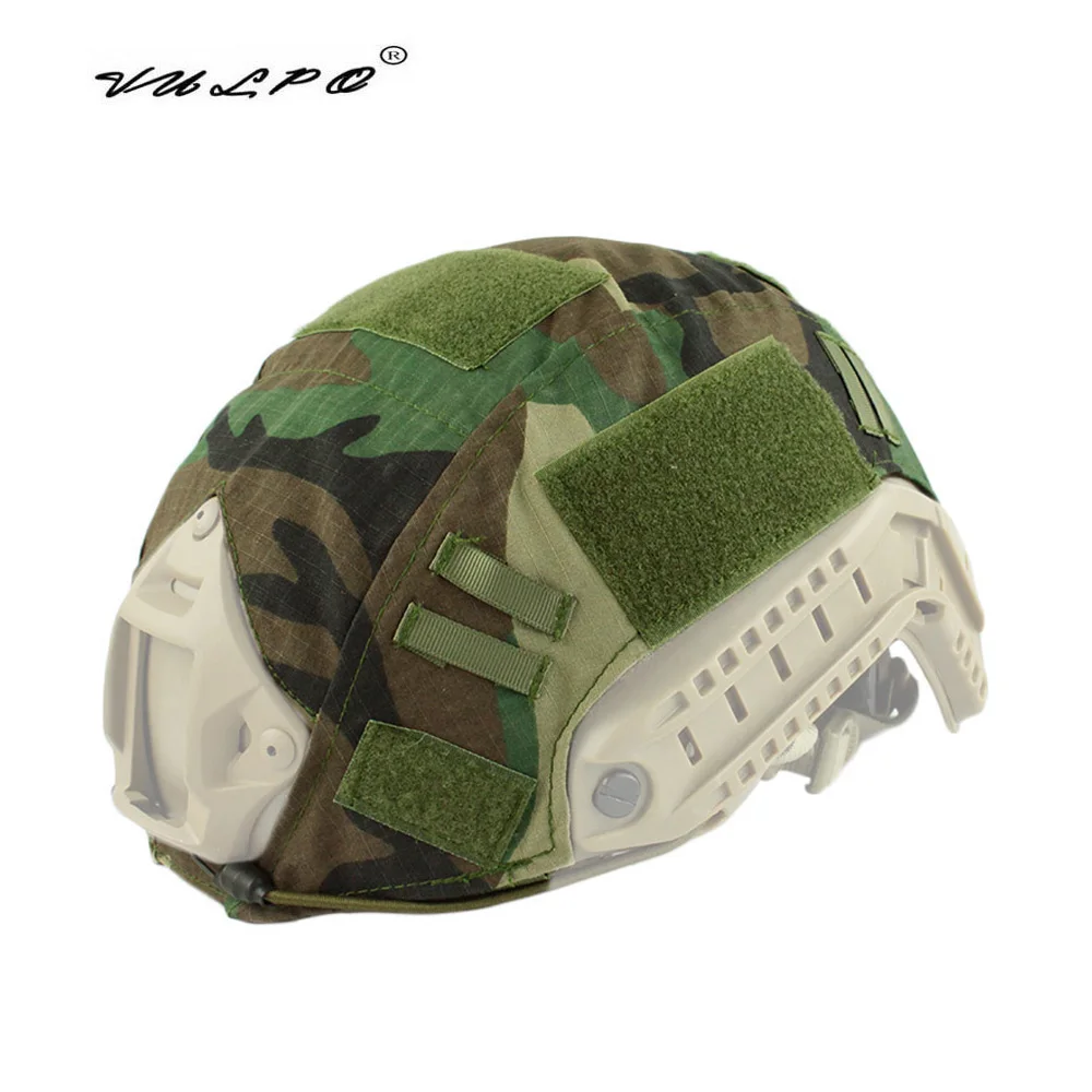Vulpo Airsoft Tactical Helmet Cover Airsoft Paintball Wargame Gear Fast Helmet Cover Per Bj/Pj/Mh Style Helmet