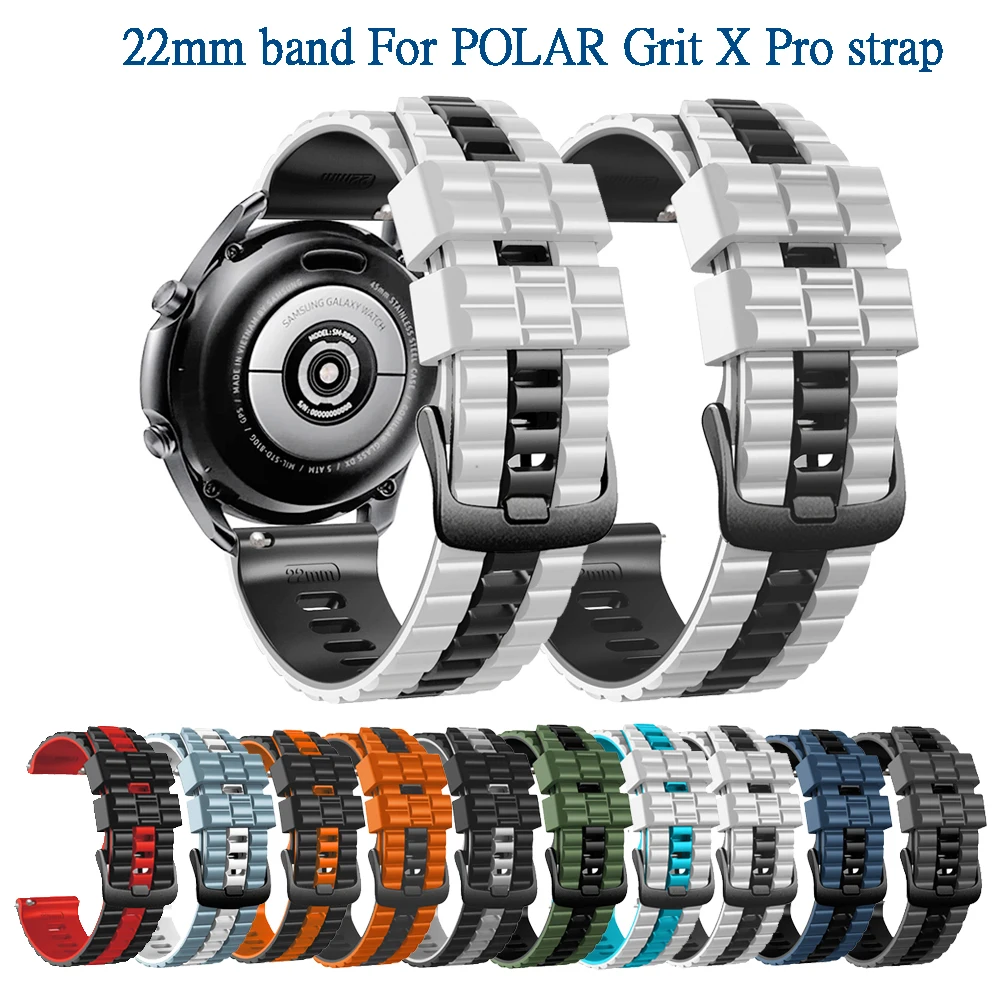 Per Polar Watch Grit X Pro Cinturino Sportivo Per Polar Grit X/Vantage M2/Grit X Pro Titan Cinturino In Silicone Correa Accessori