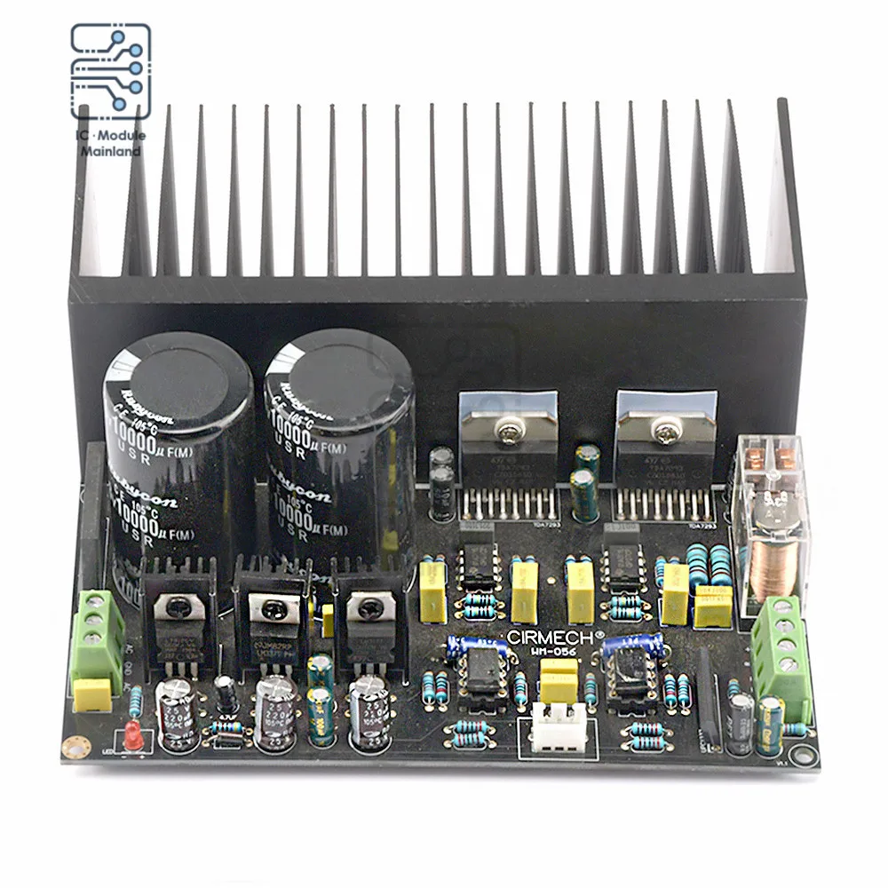 Scheda Amplificatore Di Potenza Dc Servo Auido Tda7293 100W 100W Amplificatori Ad Alta Potenza Per Sistema Audio Domestico Tda 7293 Op07 Ne5534