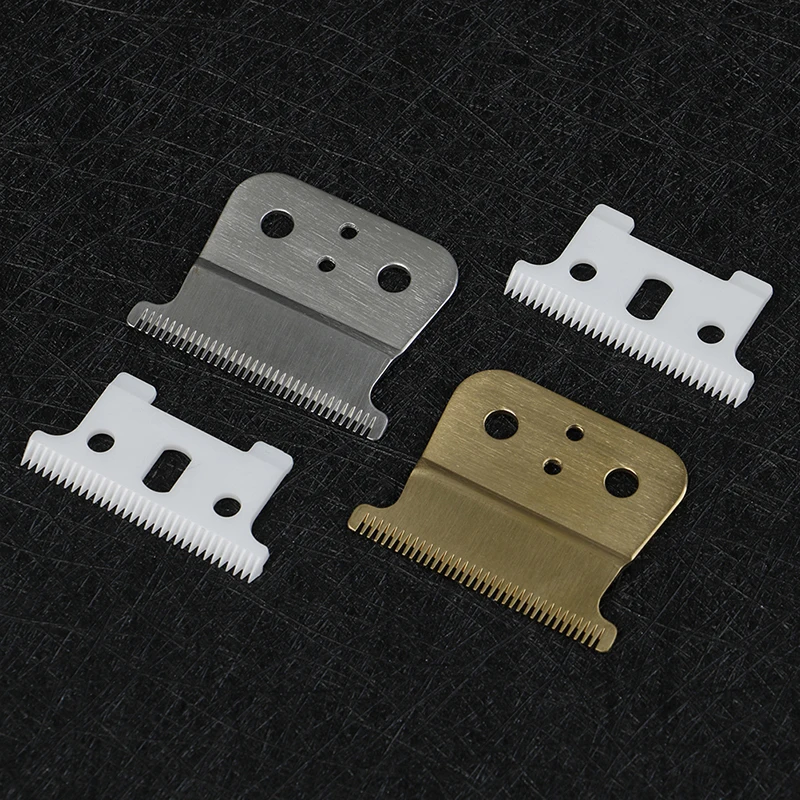 2 Pezzi Di Lama Da Barbiere In Ceramica T-Outliner Sostituire Il Set Adatto Per Andis Shear