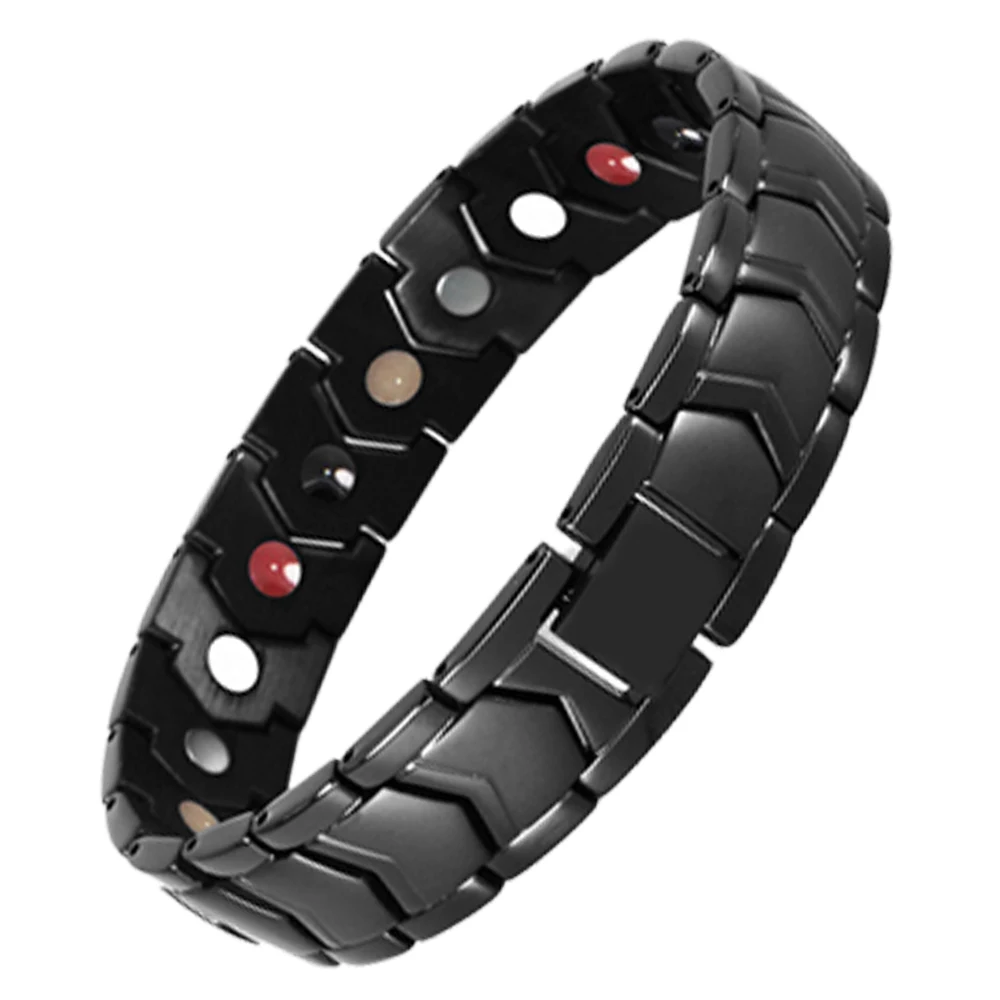 N + 5 In 1Magnetic Energy Armband Power Bio Bracciale Health Pain Relief Magnet Health Bracciale Regalo Per Papà Nonno