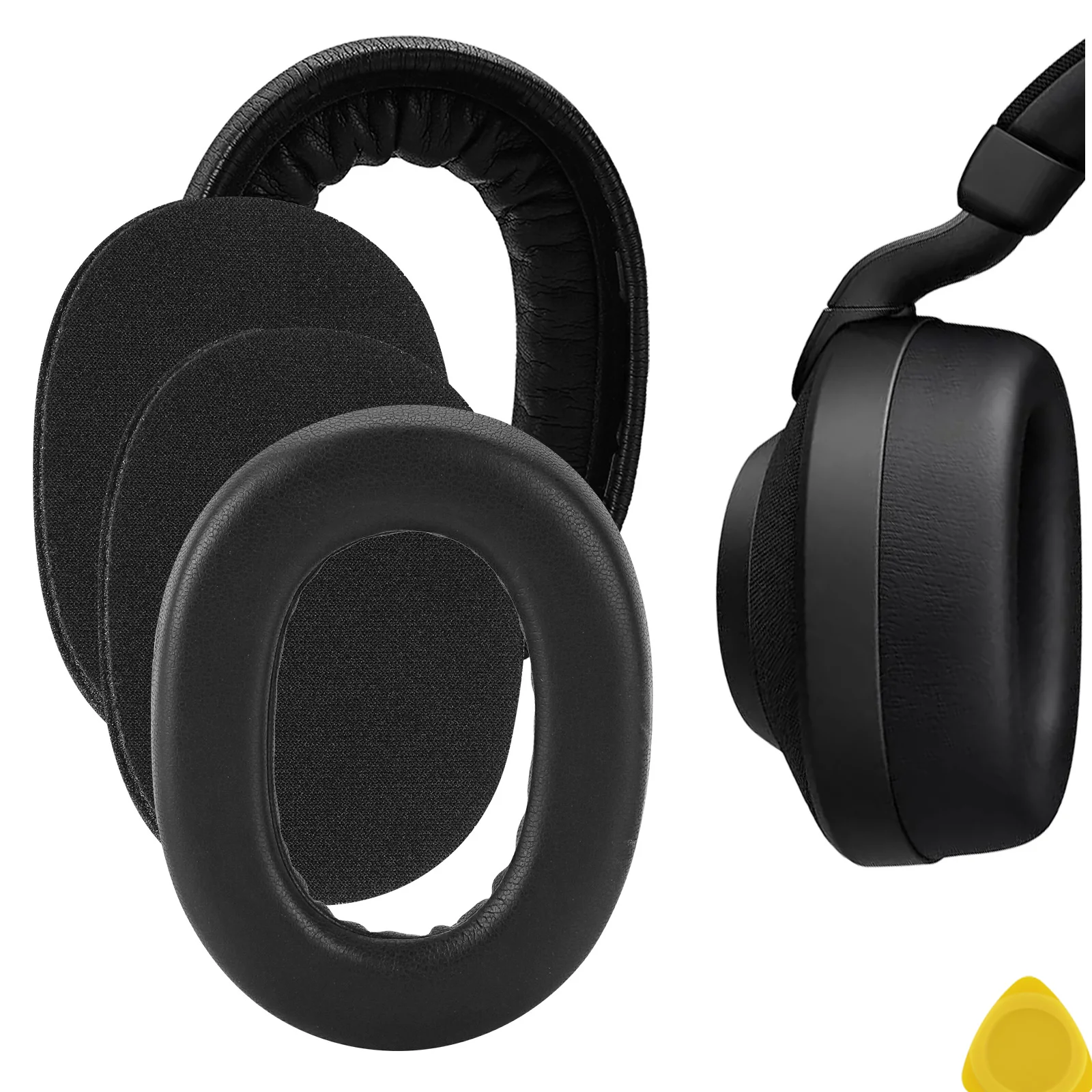 Cuscinetti Auricolari Di Ricambio Geekria Quickfit Per Jabra Elite 85H, Evolve2 85 Ms, Evolve2 85 Uc Cuffie Auricolari, Auricolari