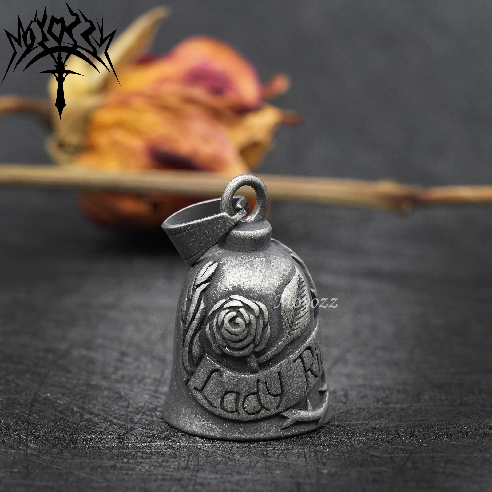 Lady Rider Motorcycle Biker Bell Hanger Adatto A Harley Luck Gremlin Ride Campana In Acciaio Inossidabile 316L Per Donna E Gancio Per Campana Gratuito