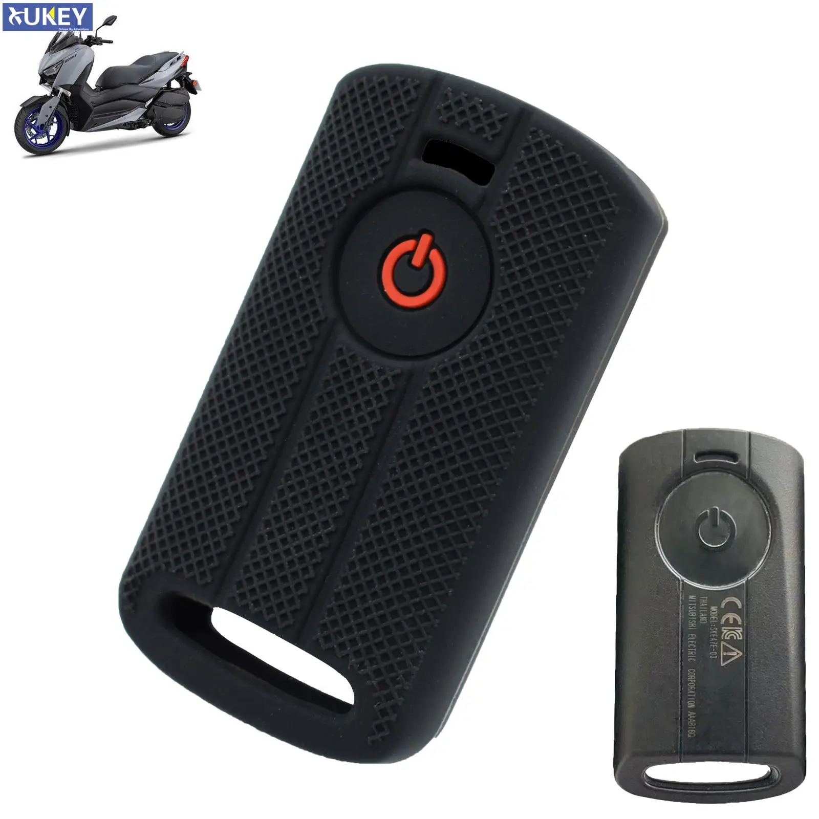 Custodia Portachiavi In Silicone Per Yamaha Xmax 250 300 400 Xmax300 Aerox 155 Tech Max Nvx155 Ax Mvx 55 Aerox Jauns Qbix Portachiavi 2021