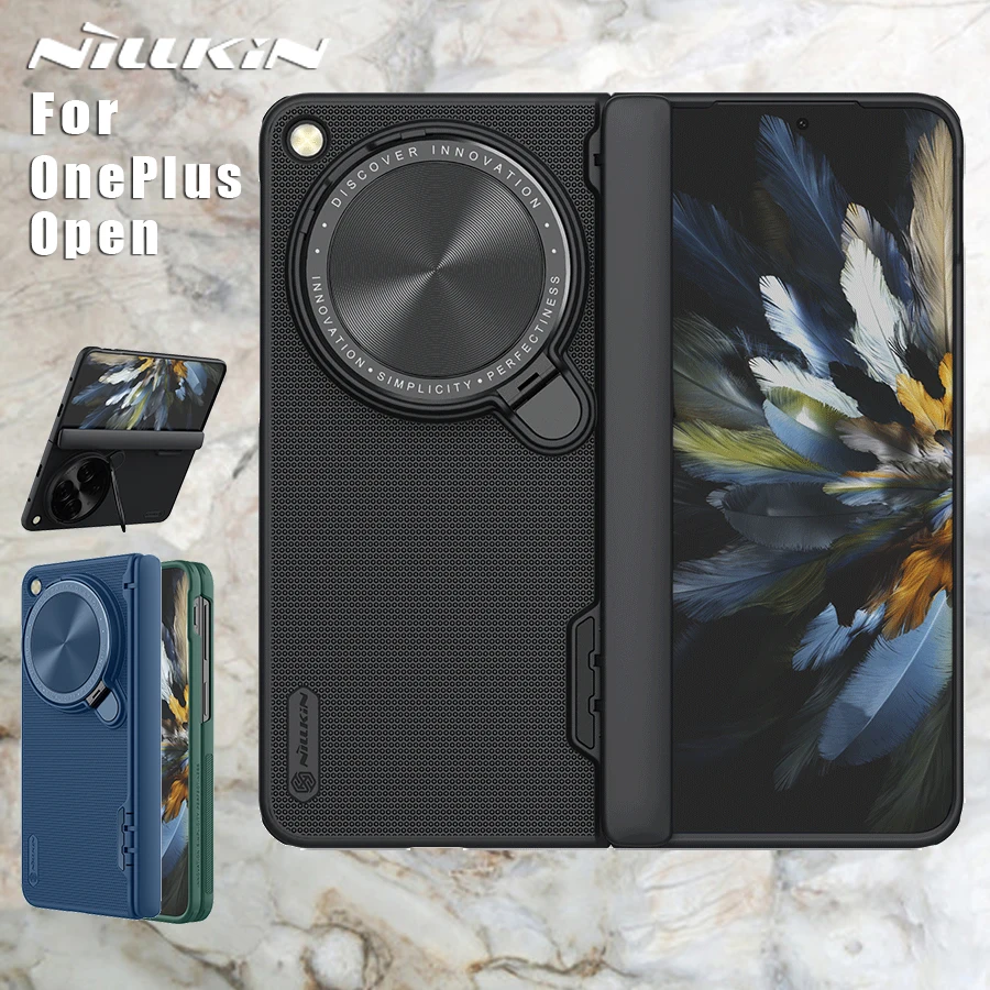 Nillkin Per Oneplus Open Case Camshiled Pro Kickstand Hard Pc Tpu Frame Copriobiettivo Aperto 5G