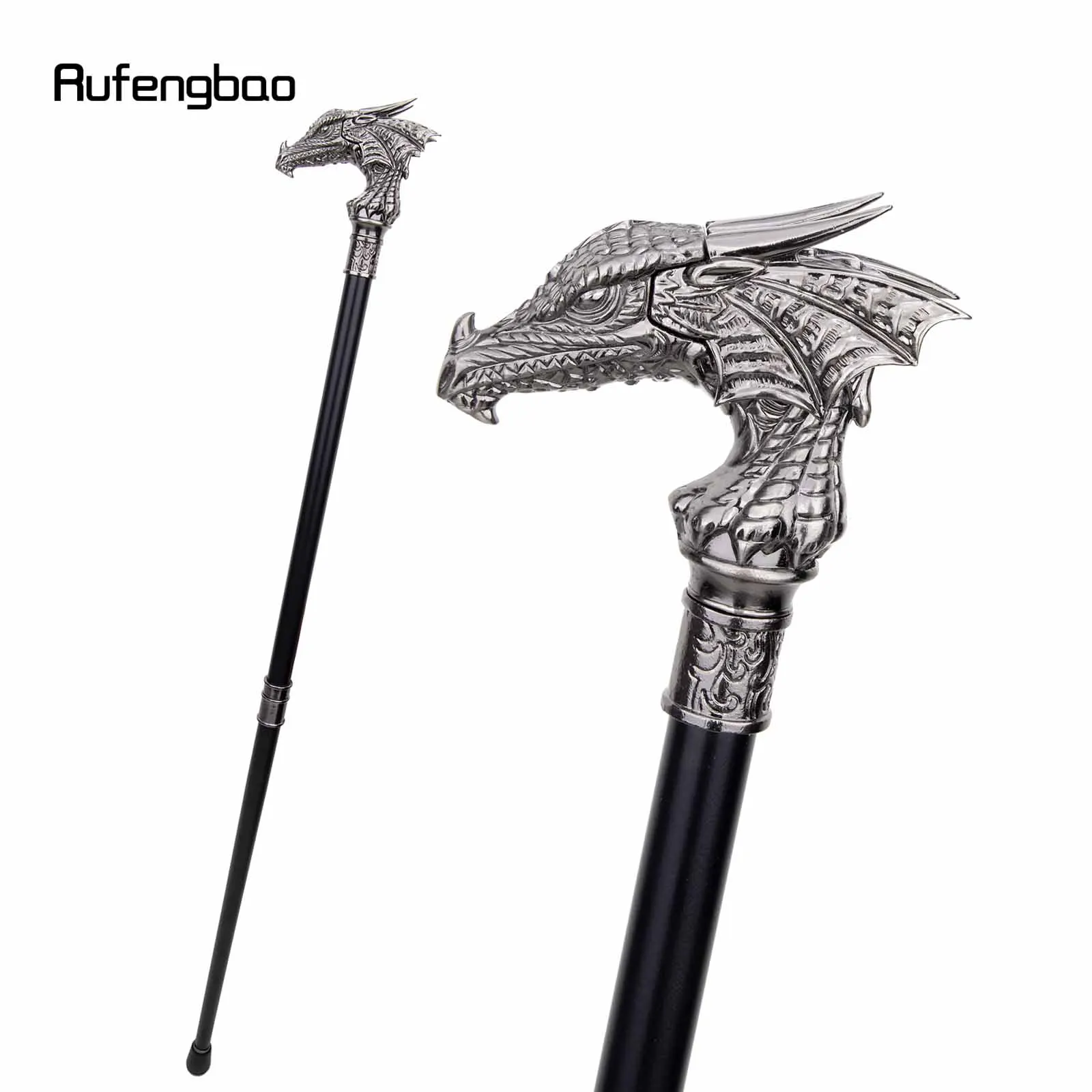Dragon Head Fashion Walking Stick Bastone Decorativo Cospaly Vintage Party Bastone Da Passeggio Alla Moda Crosier 93Cm
