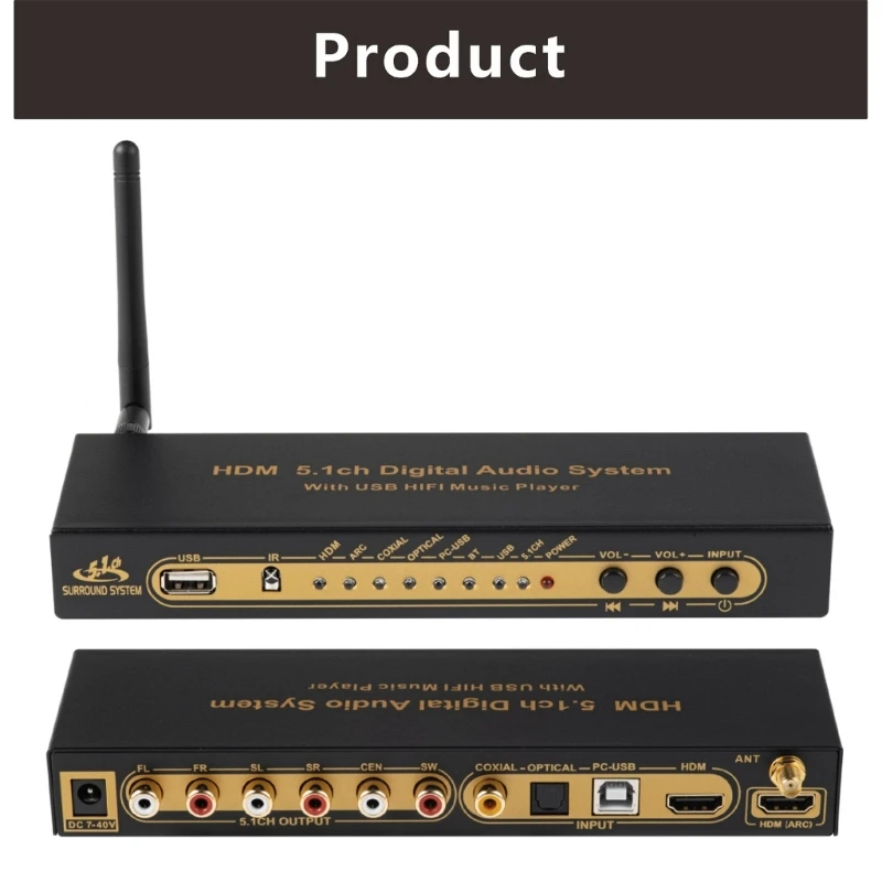 Ud851B 5.1 Decoder Perfect Addizione Al Convertitore Di Estrattore Home Theater Drop Shipping