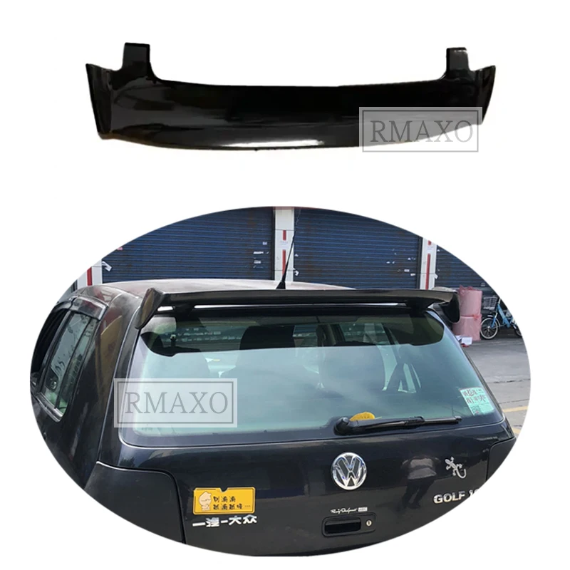Per Golf 5 Spoiler 2003-2009 Volkswagen Golf 4 Wxk Spoiler Abs Materiale Plastico Auto Ala Posteriore Colore Spoiler Posteriore