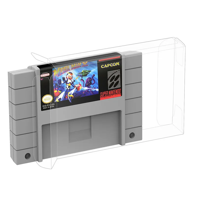 Collection Box Display Box Protection Box Storage Box Is Suitable For Snes Game Card