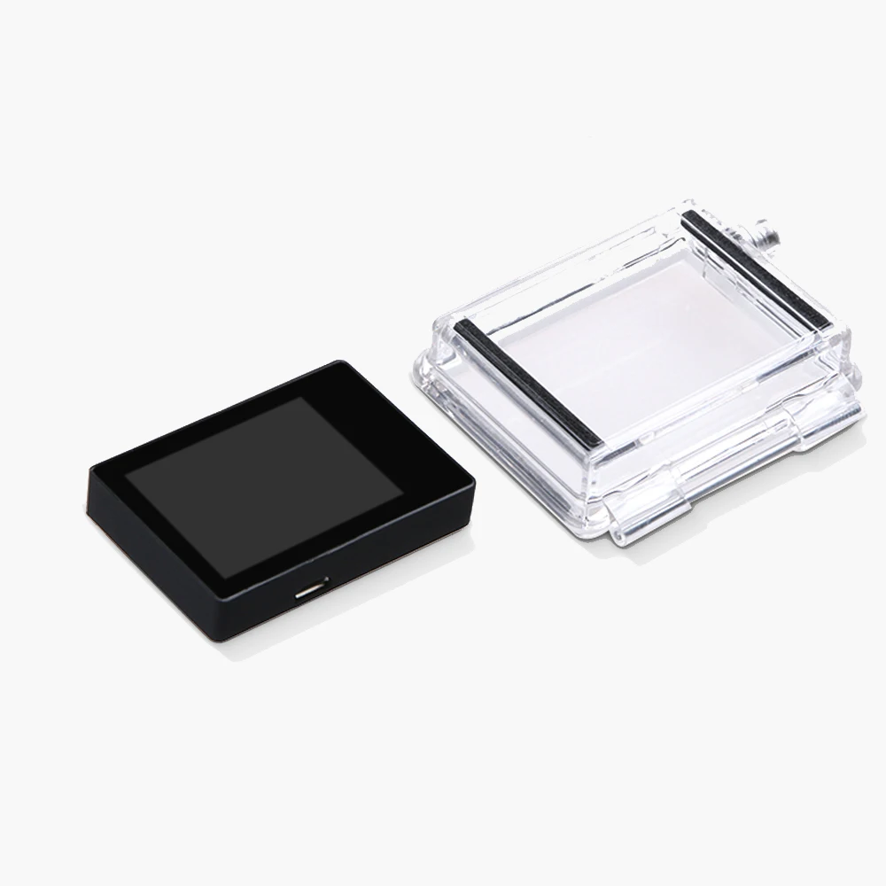 Per Gopro Bacpac Display Lcd Monitor Go Pro Hero 3 3 + 4 Bacpac Lcd Screen + Posteriore Del Portello Della Cassa Copertura Per Gopro Hero 3 3 + 4 Acce