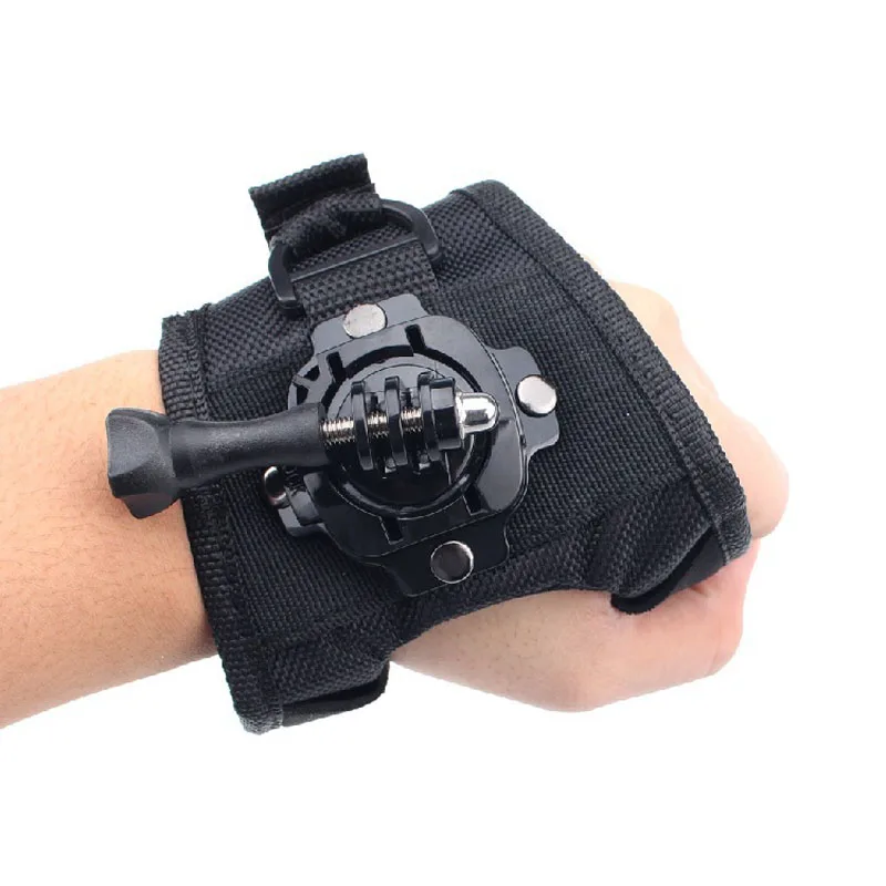 Go Pro 360 Cinghia Ruota Treppiede Wrist Strap Mount Braccio Della Fascia Di Polso Per Gopro Hero 6 5 4 3 + 3 2 Sj4000 Sj5000 Xiaomiyi Macchina Fotogr