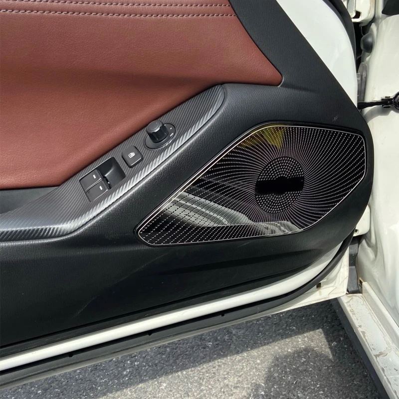 Per Mazda Mx-5 Mx 5 Rf Mx5 Nd 2016-2020 Corno Della Porta Anteriore Sound Hood Pannello Di Copertura Dell'Altoparlante Trim Accessori Per La Decorazio