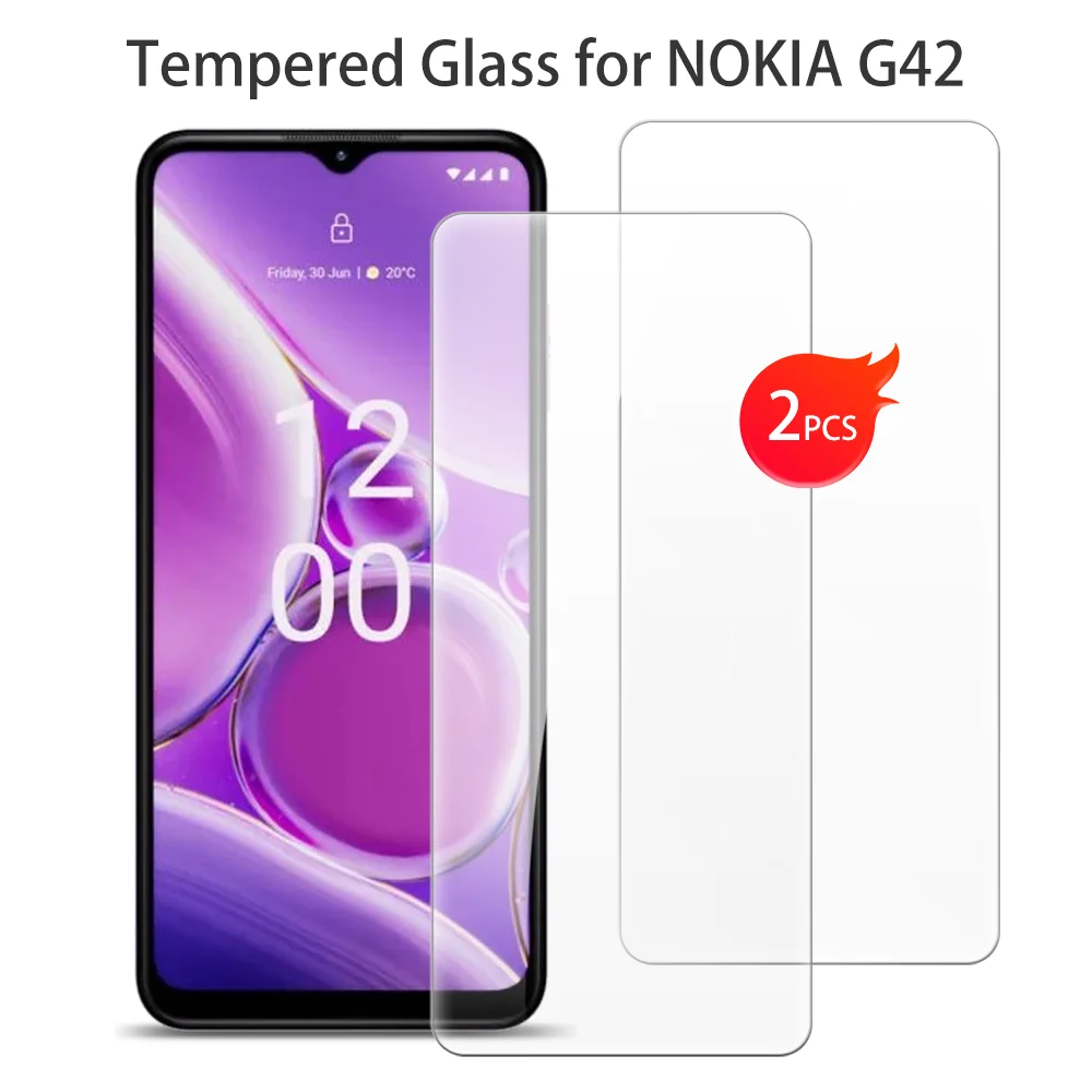 Per Nokia G42 5G Vetro Temperato Protettivo Su Nokia G42 5G Pellicola Protettiva Per Schermo Da 6.56 Pollici Per Smartphone