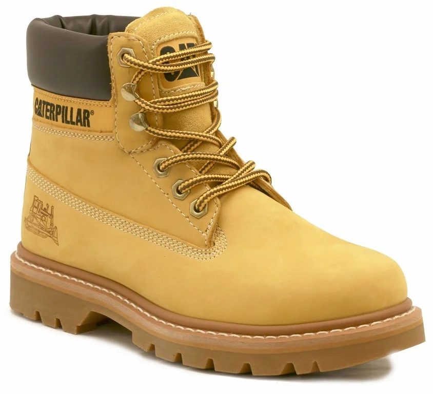 Caterpillar Colorado M Yellow Nabuk Genuine Male Cat Boots 2021 Winter Cat Snow Boat Outdoor Style Robusto Durevole Elegante Отлично