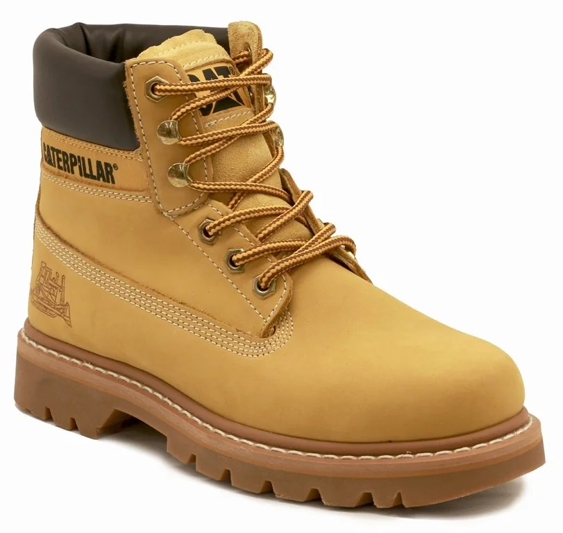 Caterpillar Colorado Yellow Nubuck Genuine Lady Cat Boots 2021 Winter Cat Snow Boat Outdoor Street Style Solid Durable