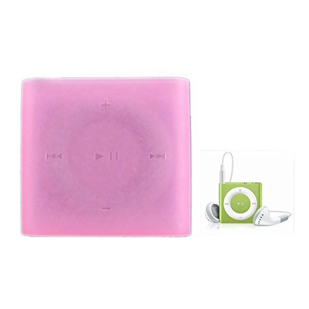 Custodia Morbida In Silicone Per Ipod Shuffle, Color Caramella, Nuova, 4, 6, 7