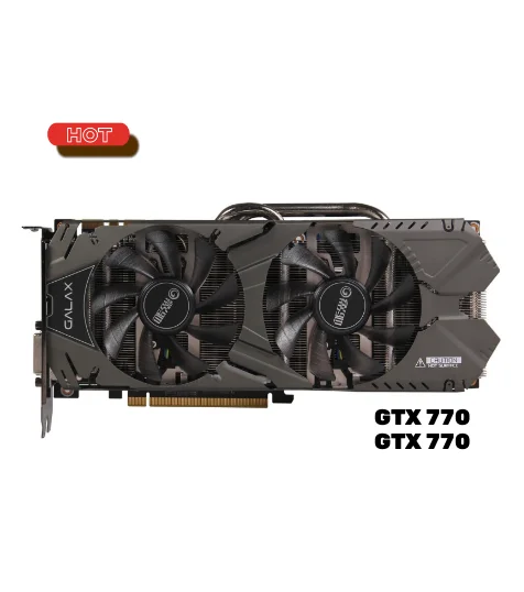 Schede Grafiche Galaxy Gtx 770 2Gb 256Bit Gddr5 Hdmi Compatibile Vga Dvi Gpu Gtx 770 Scheda Video Da 2Gb Utilizzata