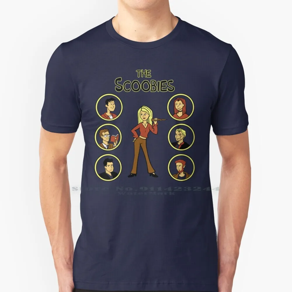 Buffy And The Scooby Gang T Shirt Cotton 6Xl Buffy The Vampire Angel Joss Whedon Spike Oz Willow Xander