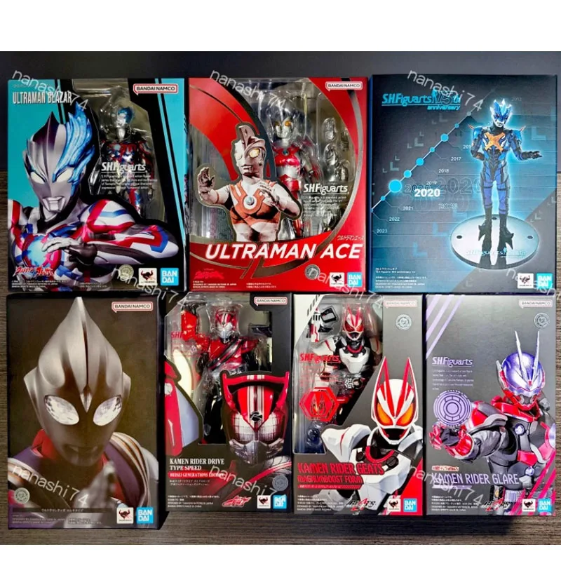 Bandai Original Shf Ultraman Diavolo Tregear Blazar Anime Action Figures Giocattoli Per Ragazzi Ragazze Regalo Per Bambini