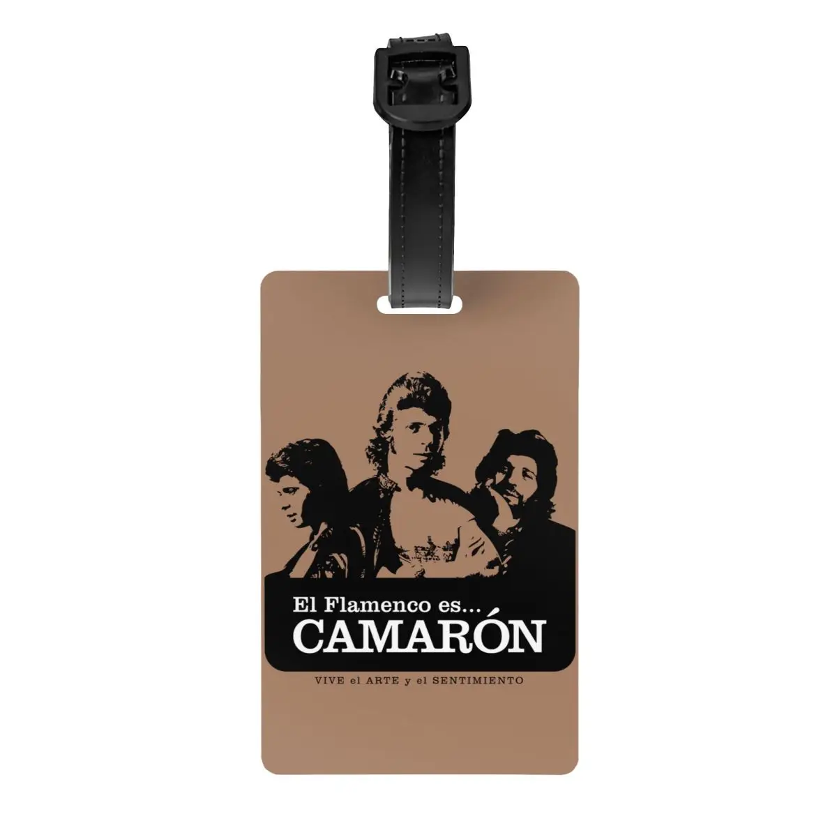 Camaron De La Isla Etichette Per Bagagli Per Valigie Cute Flamenco Singer Island Gambero Etichette Per Bagagli Privacy Cover Id Label