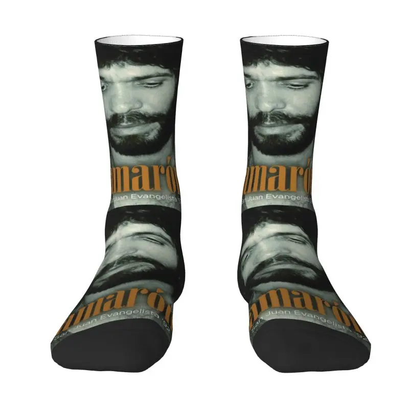 Island Shrimp Camaron De La Isla Calzini Da Uomo Crew Unisex Fashion 3D Print Flamenco Singer Dress Socks
