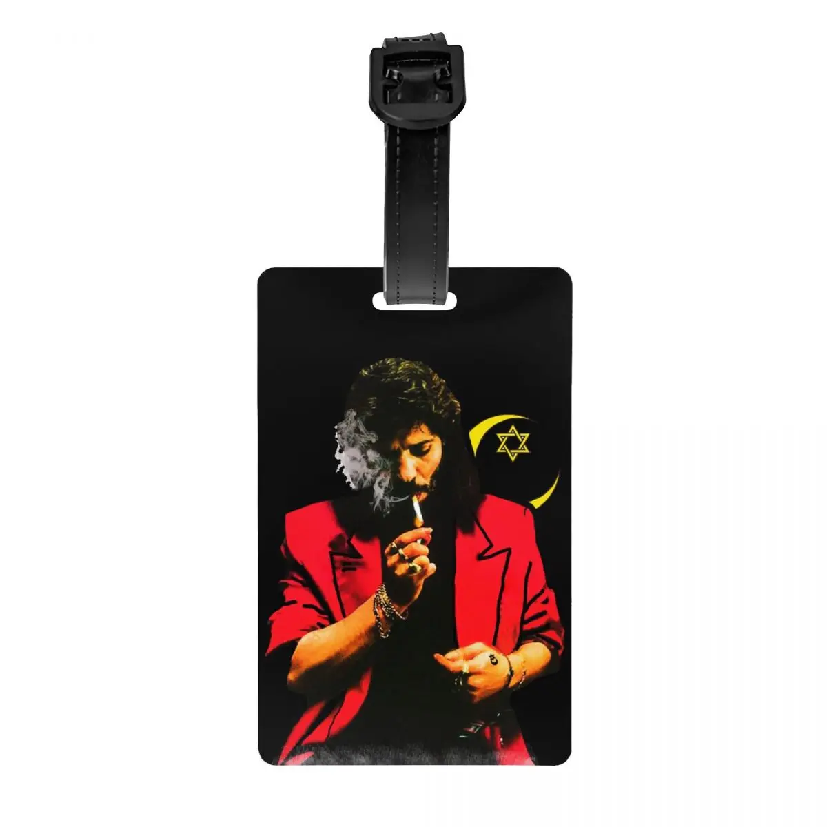 Camaron De La Isla Etichette Per Bagagli Custom Island Gamberetti Flamenco Singer Etichette Per Bagagli Privacy Cover Id Label