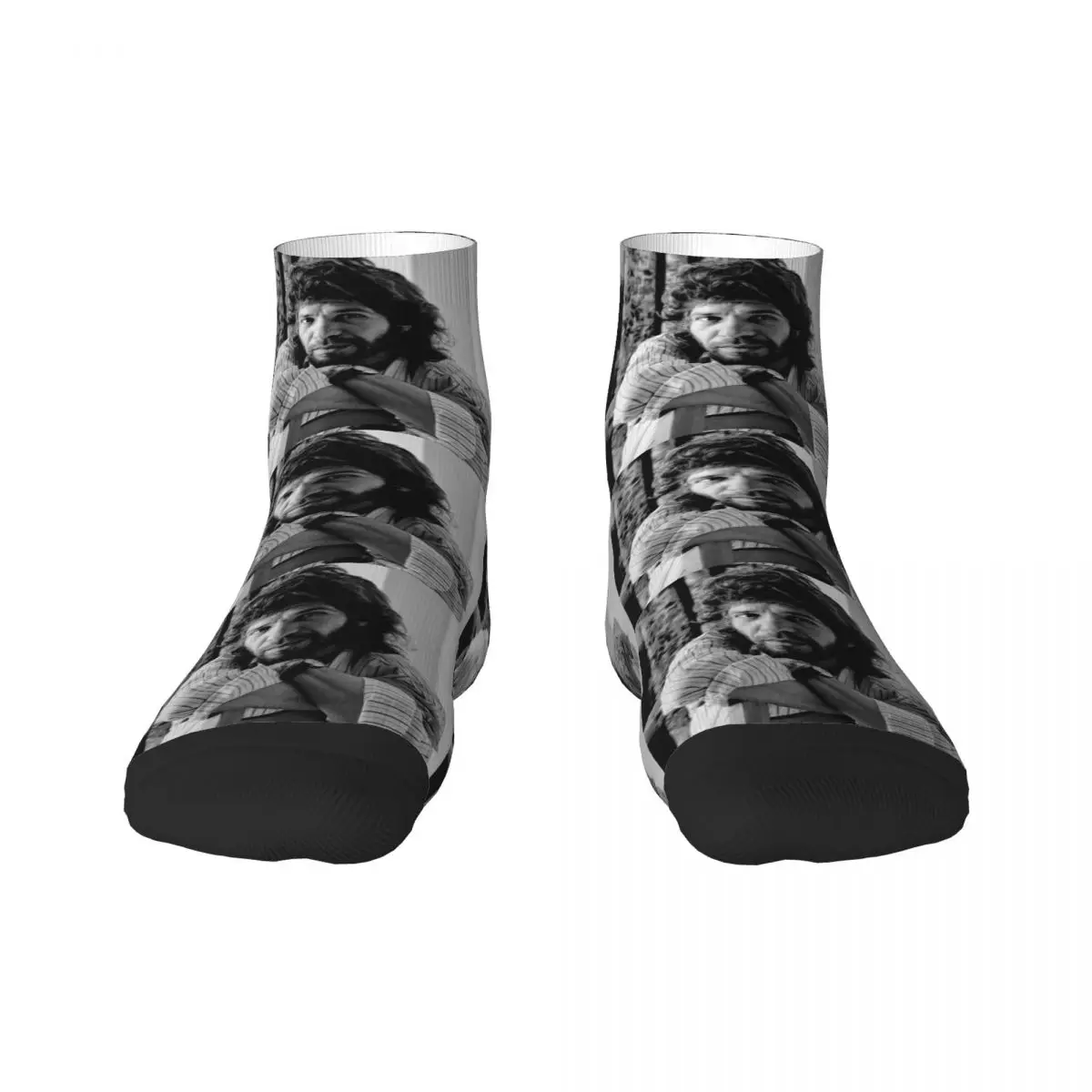 Cool Mens Camaron De La Isla Dress Socks Unisex Warm Breathbale 3D Printed Musicista Flamenco Singer Crew Socks