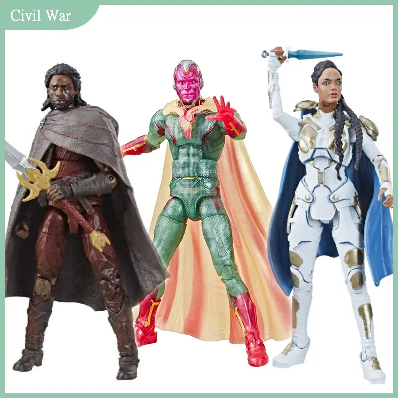 Marvel Legends Civil War Vision Heimdallr Valkyrie Thor 6 "Action Figure Sciolta