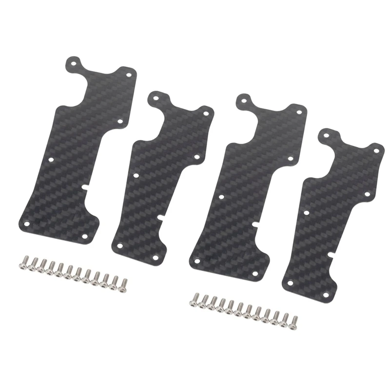 Piastra Di Protezione Del Braccio Di Sospensione Anteriore E Posteriore In Fibra Di Carbonio Per Il 1/8 Traxxas Sledge Rc Car Upgrade Accessories Kit
