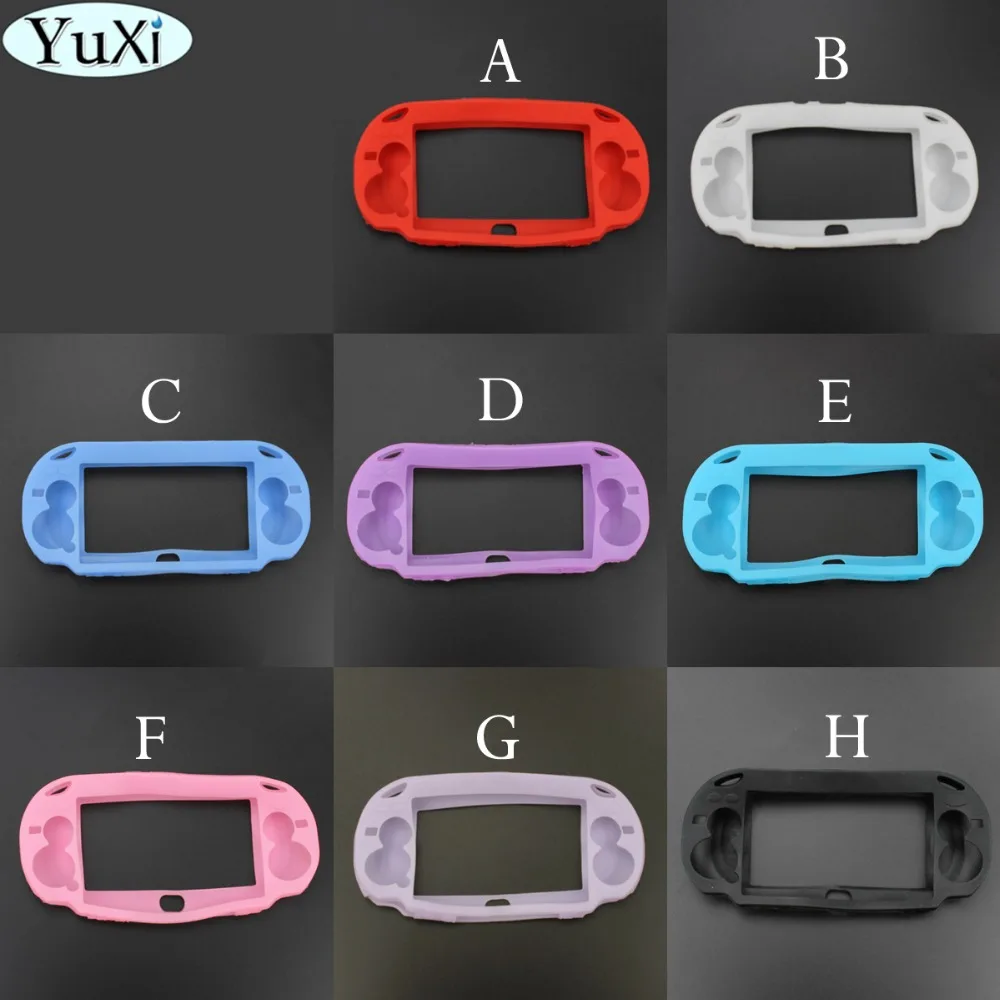 Yuxi 1 Pz Custodia Protettiva In Silicone Morbido Per Sony Ps Vita Console Psp Vita Shell Per Psv1000 Nero Bianco Rosso Blu Rosa