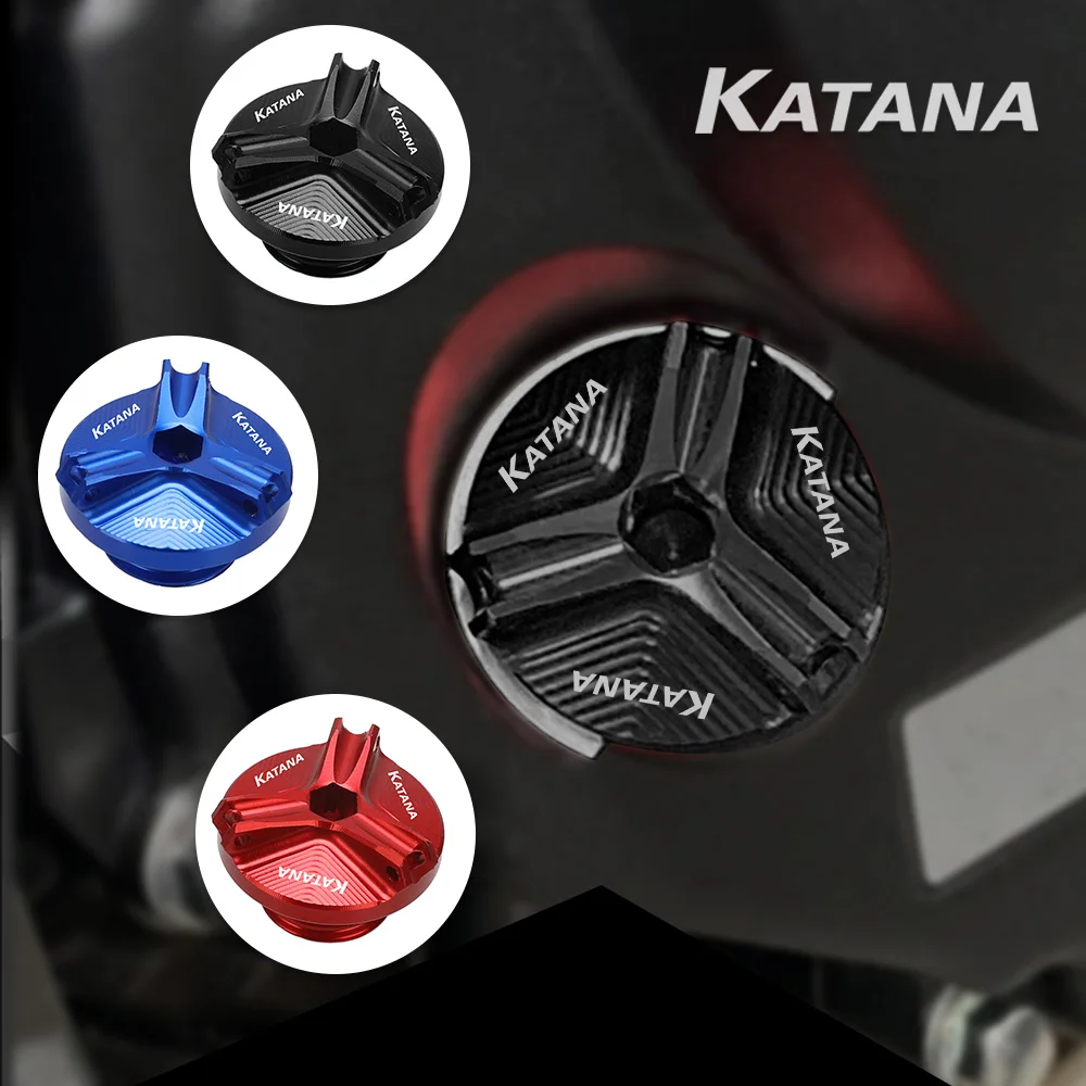 Motorcycle Accessories Cnc Aluminum Parts Engine Plug Cover Oil Filter Cup For Suzuki Katana 1000 Katana1000 2019-2020