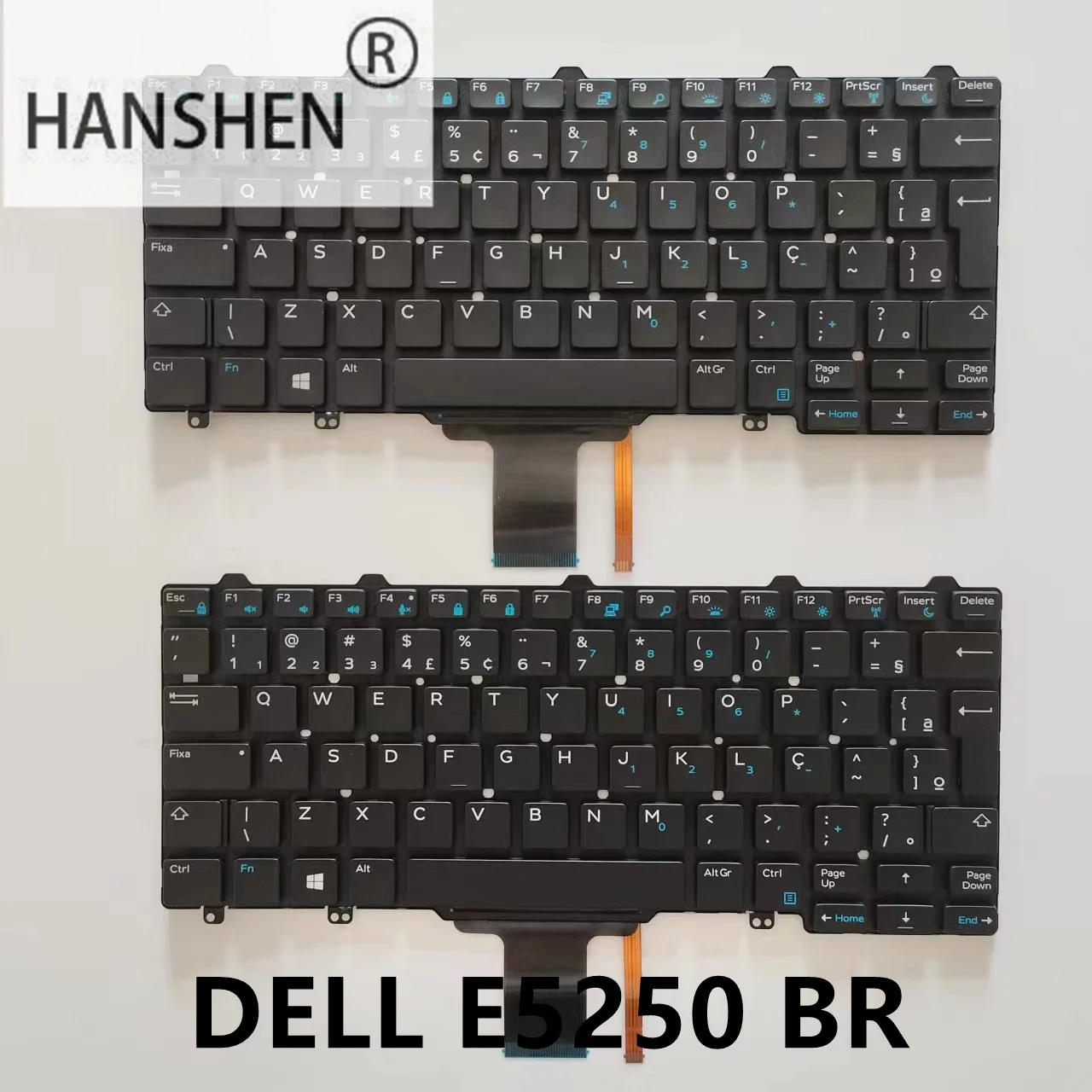 Computer Portatile Brasiliano Hanshen Nuova Tastiera Per Dell Latitude E5250 E5270 Dpn 06 J1F1 Br Layout Back Light