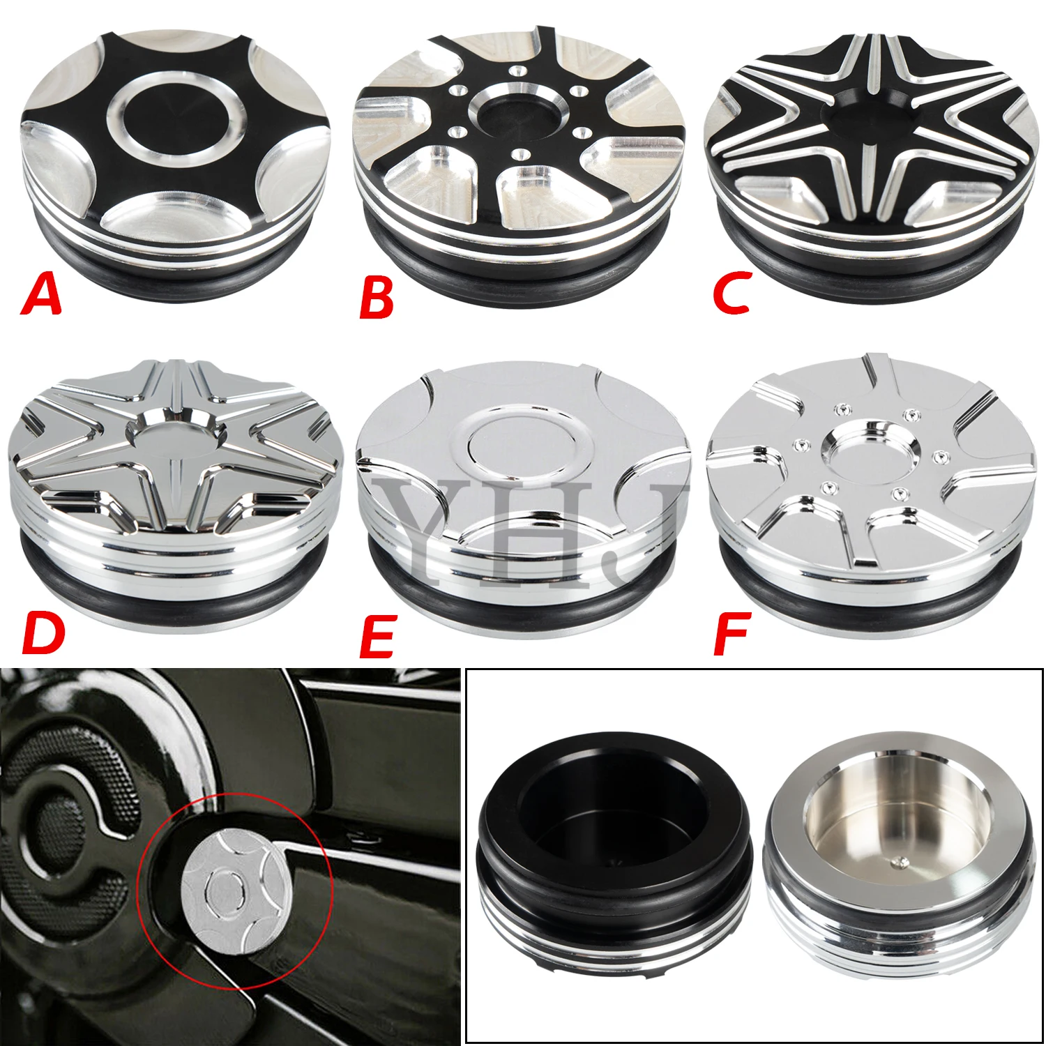 Per Harley V-Rod Muscle Vrscf Vrsca/X Vrscaw Street Night Rod Night Rod Special 2006-2017 Moto Swingarm Pivot Bolt Cover