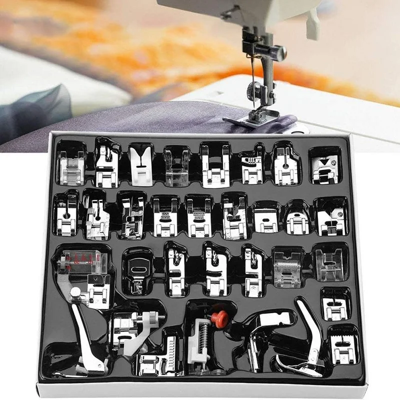 Set Di Piedini Per Macchina Da Cucire Domestica Per Brother, Babylock, Singer, Janome, Elna, Toyota, New Home, Simplicity, Necchi, Kenm