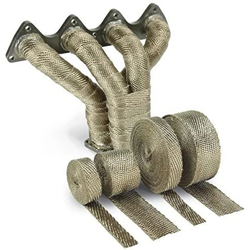 5/10/15M Silenziatore Di Scarico Moto Heat Wrap Nastro In Fibra Di Basalto Per Bros 150 Cb400 Yamaha Sr 250 Alpha Ciclomotore Abgassystems