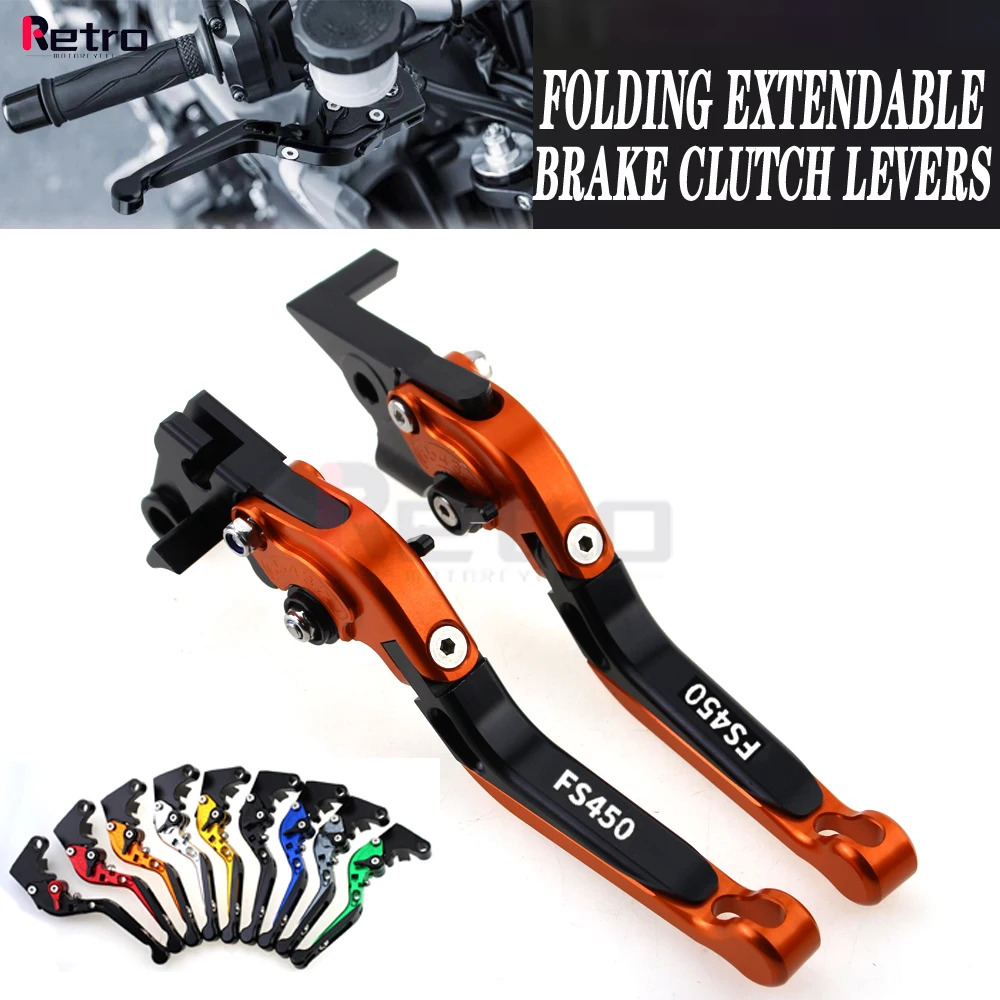 Per Husqvarna Fs450 Fs 450 2017-2019 2018 Leve Freno Frizione Regolabili Estensibili Pieghevoli Per Moto