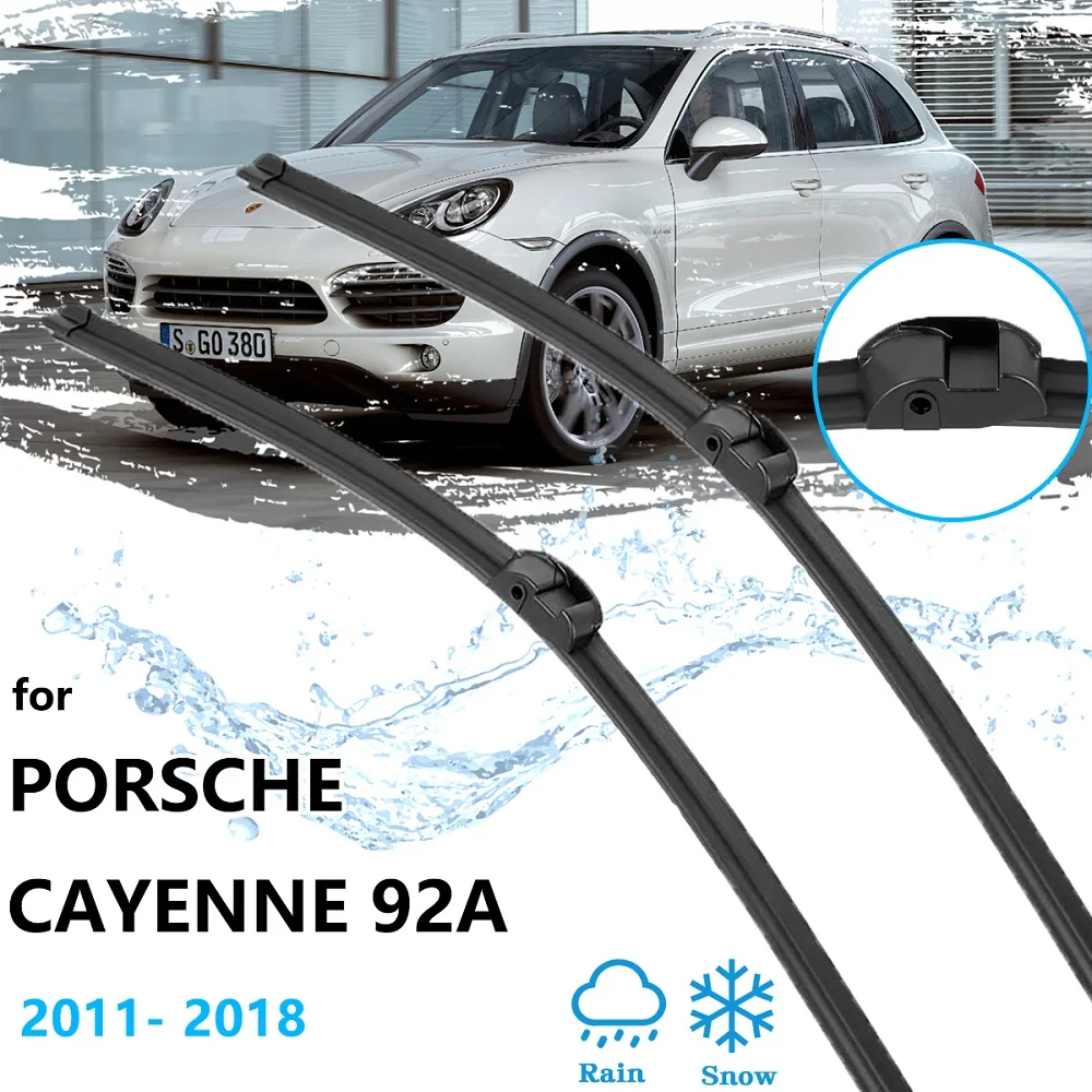 Per Porsche Cayenne 92A Mk2 2011 2012 2013 2014 2015 2016 2017 2018 Anteriore Posteriore Wiper Blades Set Finestra Di Automobile Parabrezza Parabrezza