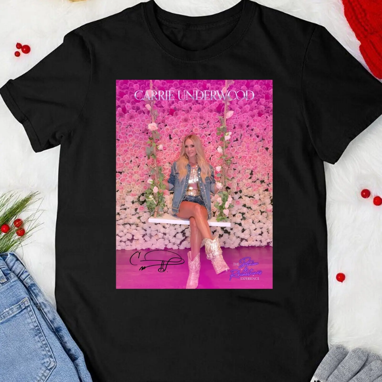 Hot Carrie Underwood Album T-Shirt Cotone Nero S-4Xl Camicia H207