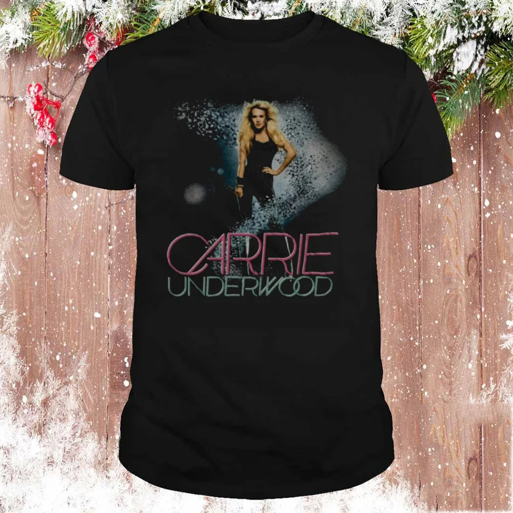 Country Singer Carrie Underwood Play Album T Shirt Cotone Nero Taglia S-4Xl Eg424