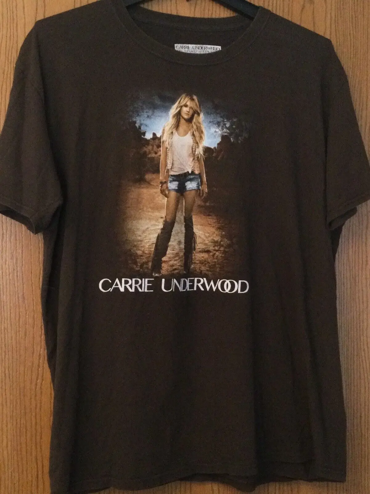 Carrie Underwood-Tour-The Storyteller-Camicia Marrone-Xxl