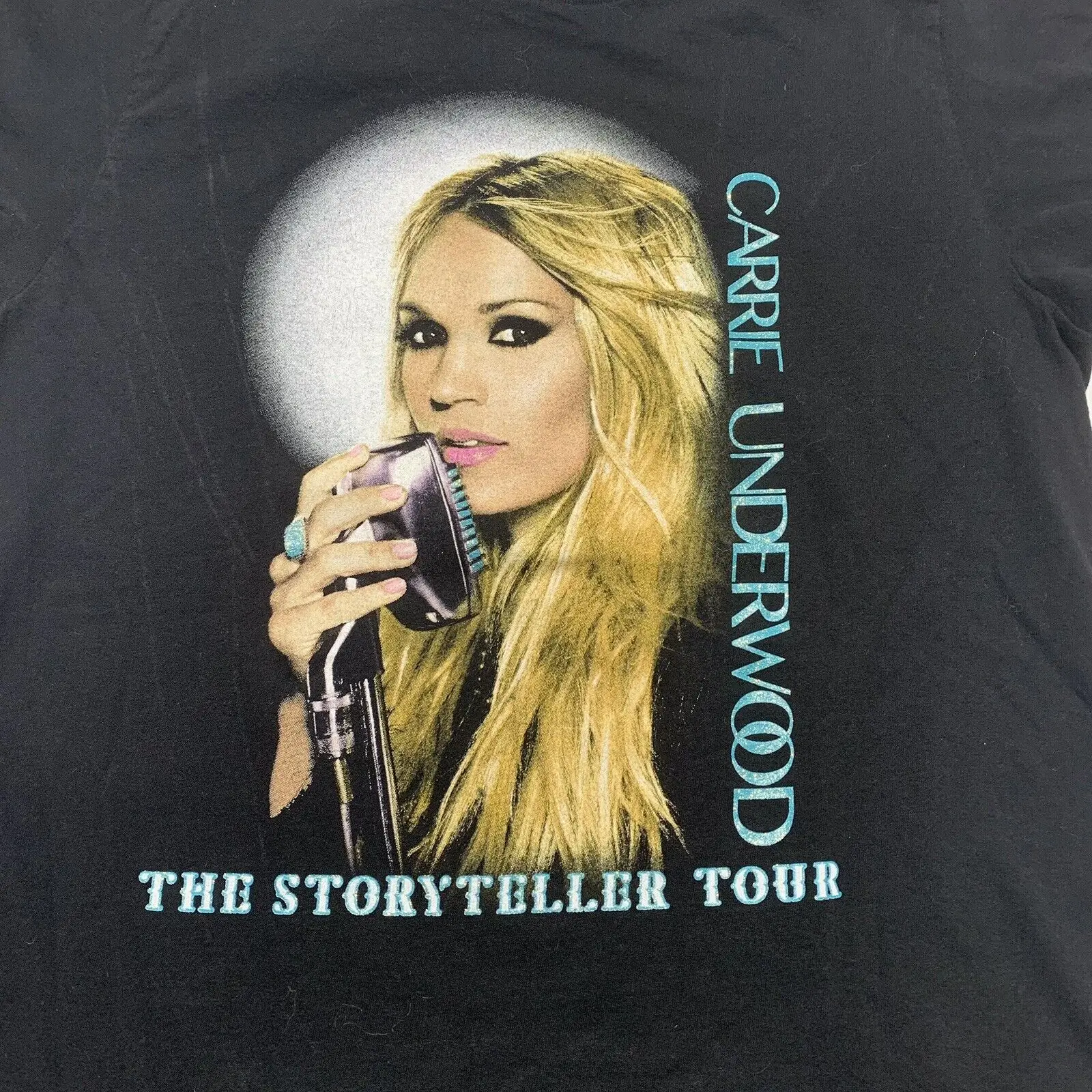 Maglietta Carrie Underwood 2016 Storyteller Concert Tour Country Maniche Lunghe Piccole Da Donna