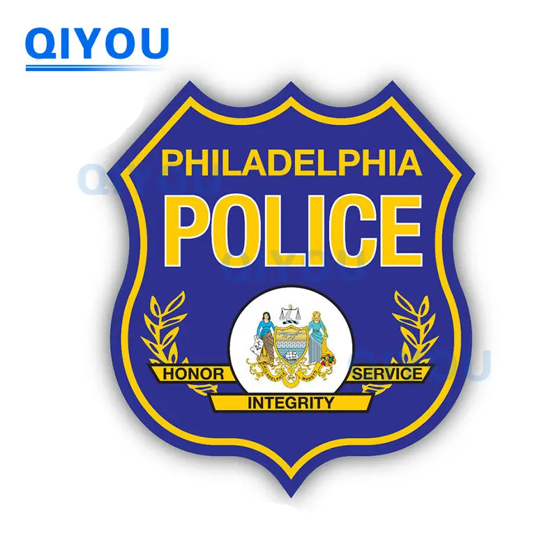 Gli Adesivi Per Auto Della Polizia Di Philadelphia Sono Adatti Per Decalcomanie In Pvc Fustellate Utilizzate Nelle Casse Dell'Auto Parabrezza Per Auto