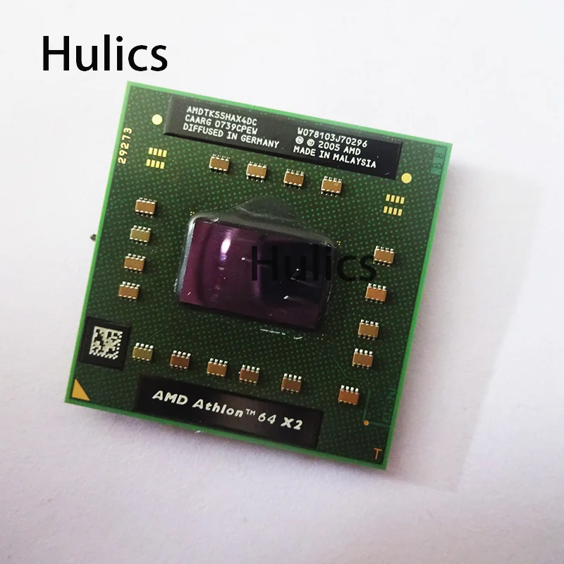 Hulics Usato Amd Athlon 64 X2 Tk-55 Tk 55 Tk55 1.8 Ghz Dual-Core Dual-Thread Cpu Processor Presa Di Corrente S1