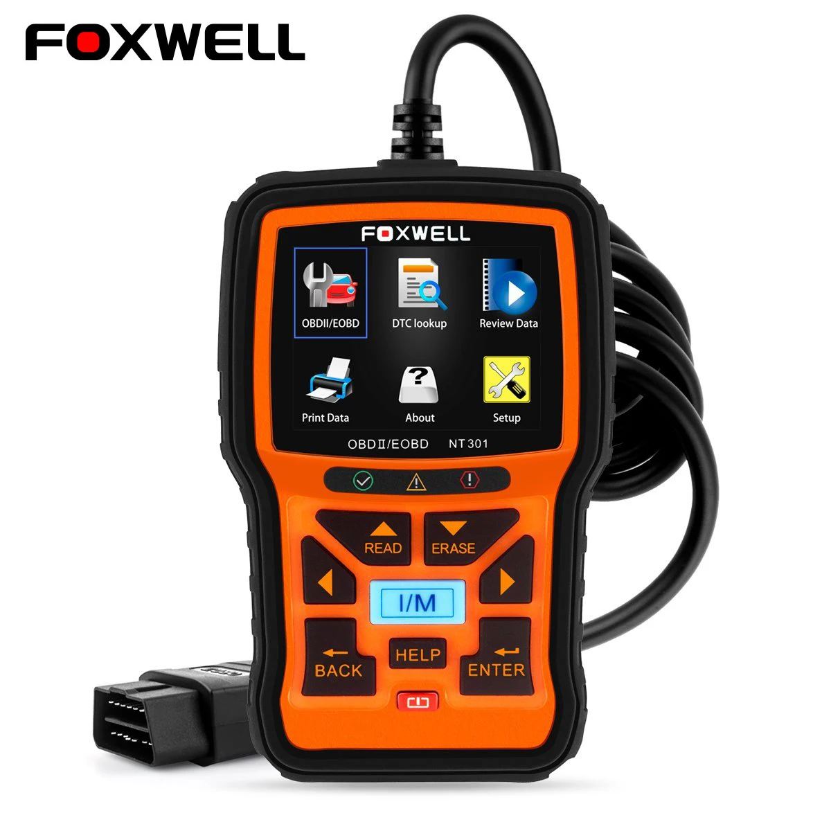 Scanner Foxwell Nt301 Obd2 Professional Read Clear Code Odb 2 Automotivo Scanner Strumento Diagnostico Per Auto Con Funzione Obd Completa