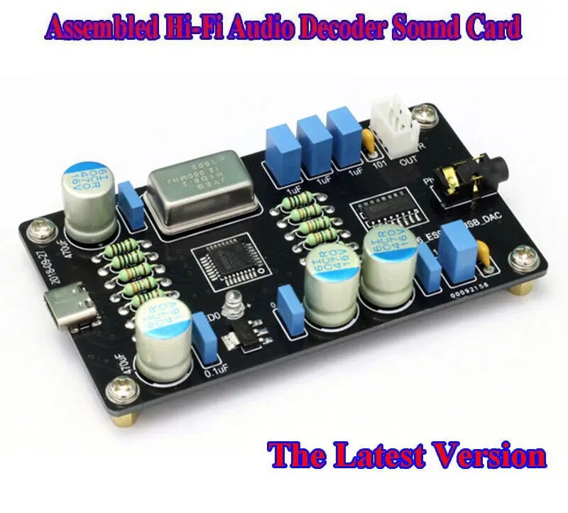 Assemblato Douk Audio Pcm2706 Usb Dac Es9023 Scheda Audio Decodificatore Audio Hi-Fi